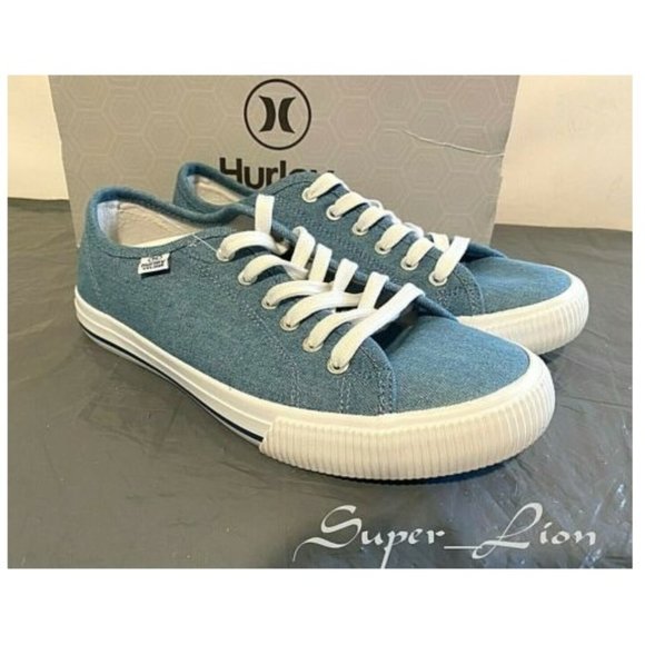 Hurley Shoes Hurley Womens Carrie Laceup Canvas Shoes Chambray
